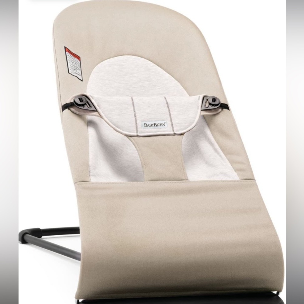 Babybjorn Bouncer Balance Soft in Cotton/Jersey- Beige/Gray
